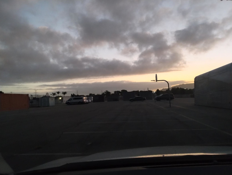 clouds come in